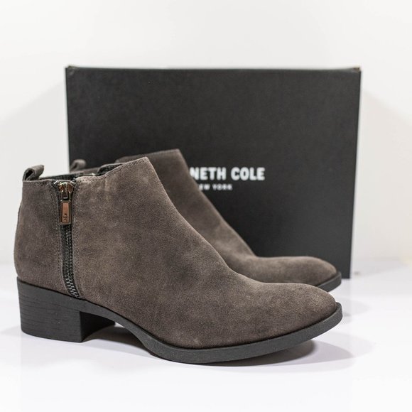Kenneth Cole New York Dara Leather Ankle Bootie - Picture 1 of 13